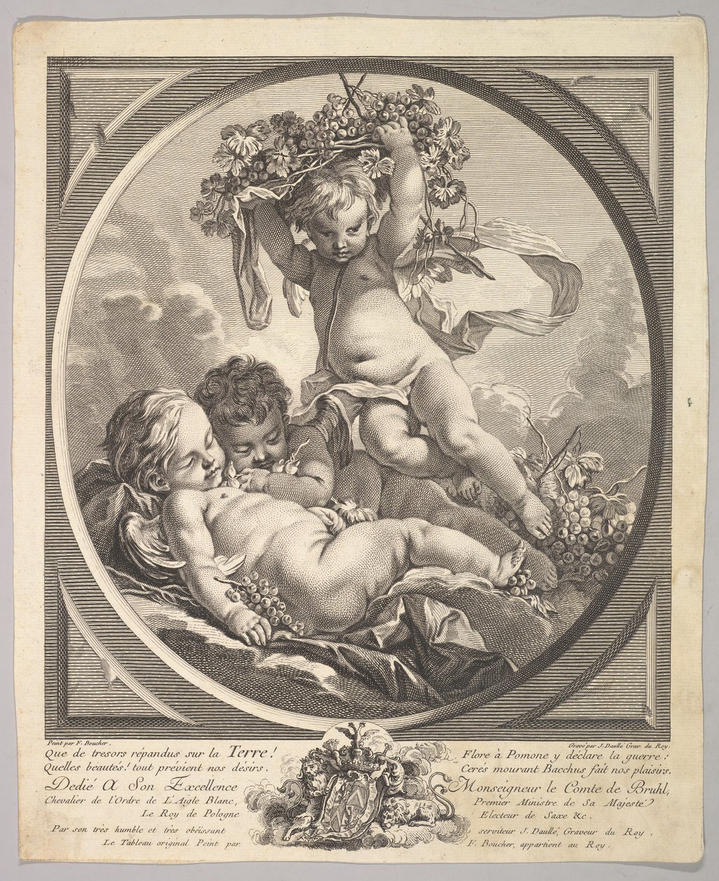 Aarde, ca. 1748 door Jean Daullé