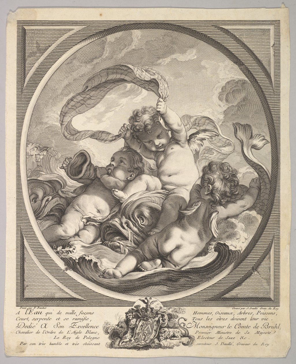 Water, ca. 1748 door Jean Daullé