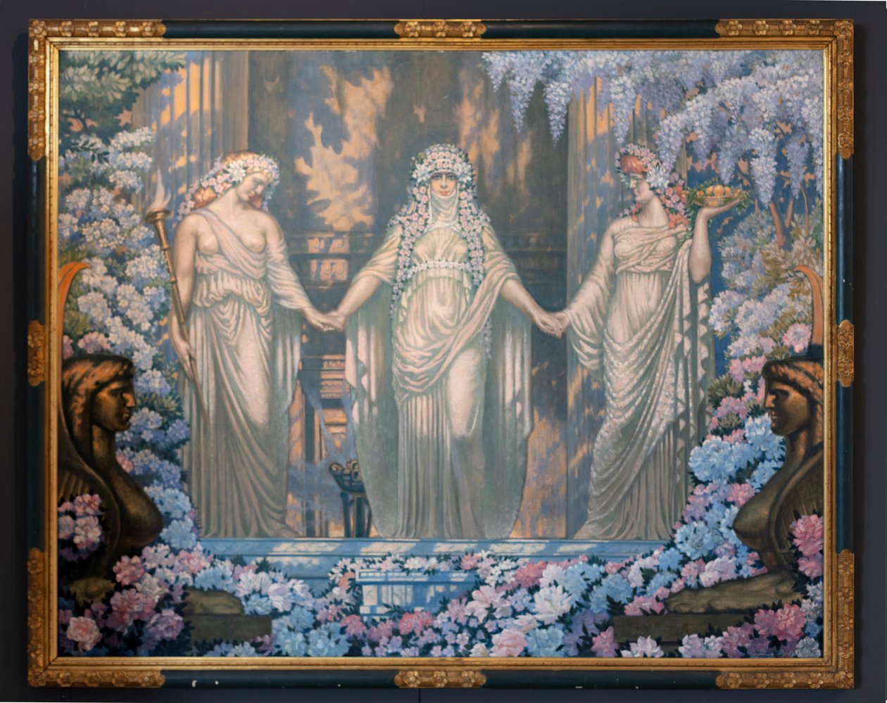 De vrouwen van Eleusis door Jean Delville