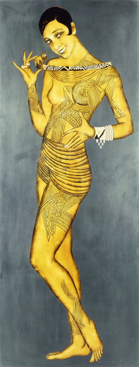 Josephine Baker, c.1927 door Jean Dunand