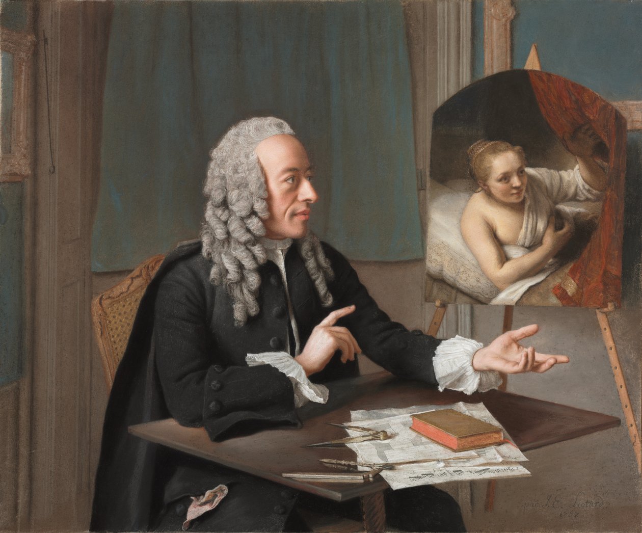 François Tronchin door Jean Étienne Liotard