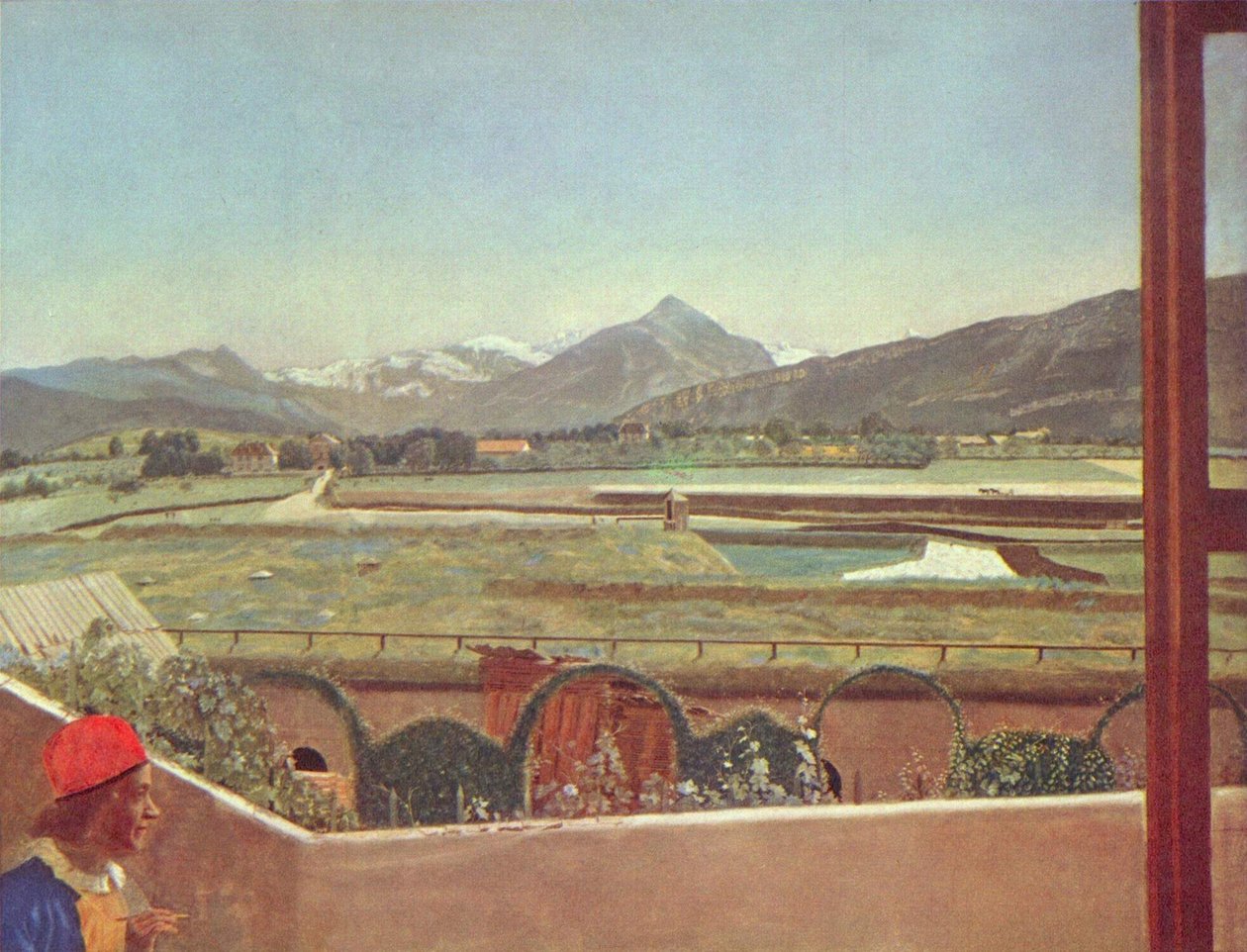 Landschap in de buurt van Genève door Jean Étienne Liotard