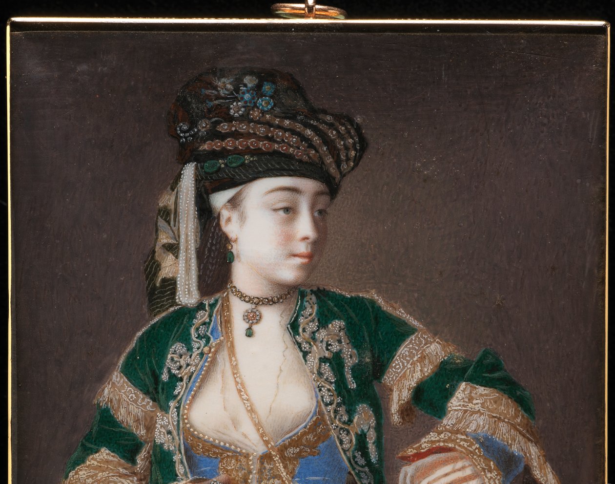 Laura Tarsi, "Een Griekse Dame", 1745-1749 door Jean Étienne Liotard