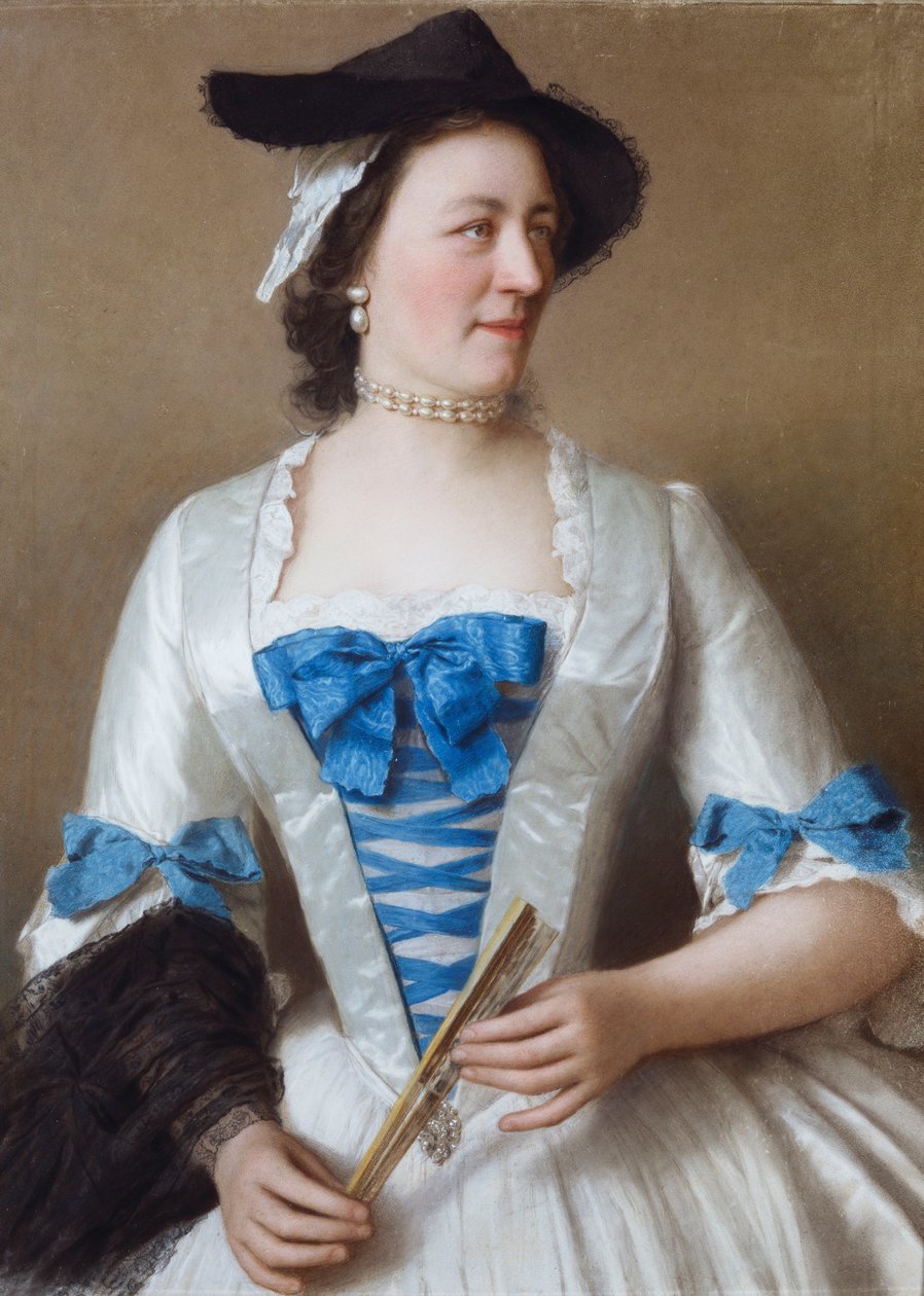 Portret van Lady Tyrell door Jean Étienne Liotard