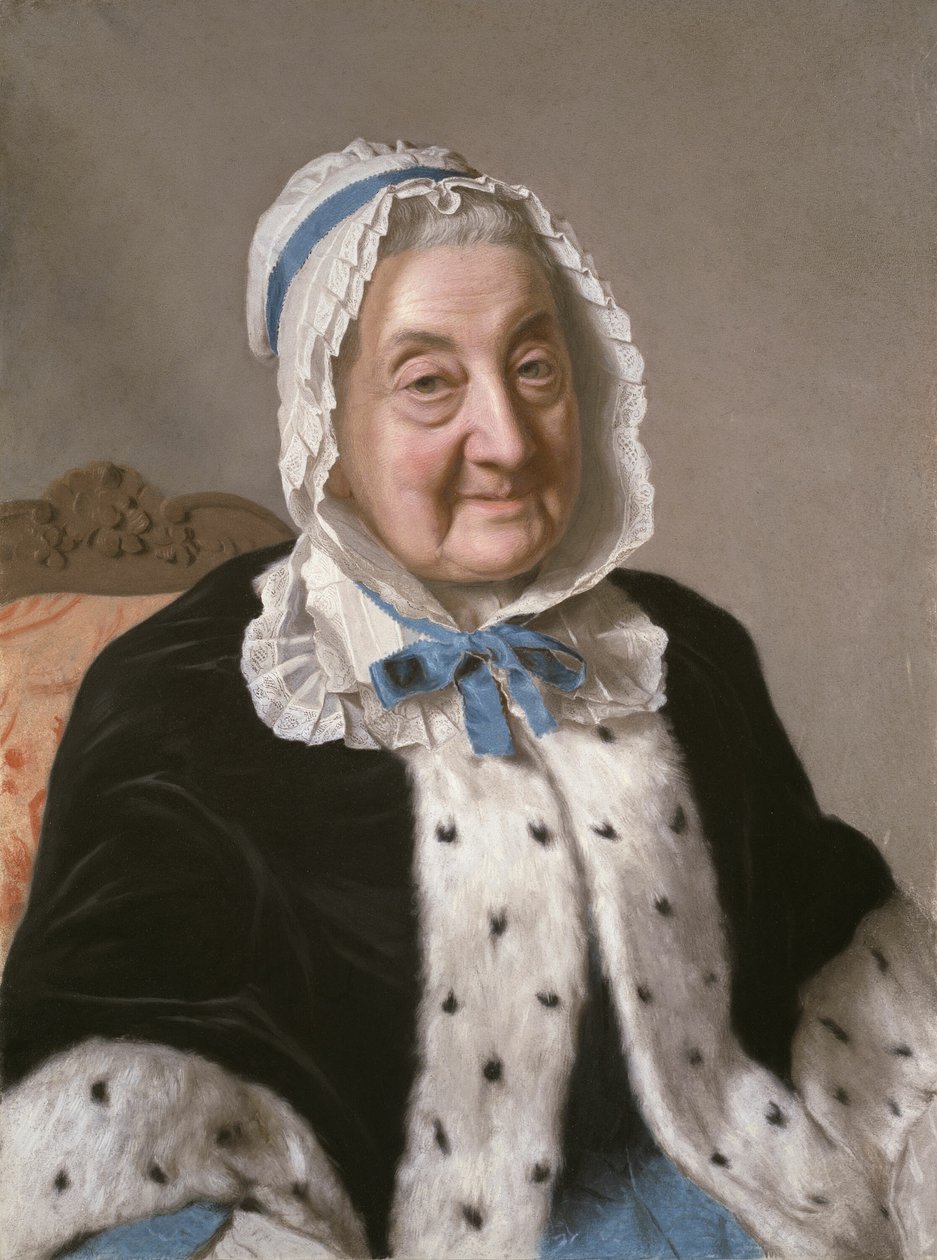 Portret van Marthe Marie Tronchin door Jean Étienne Liotard