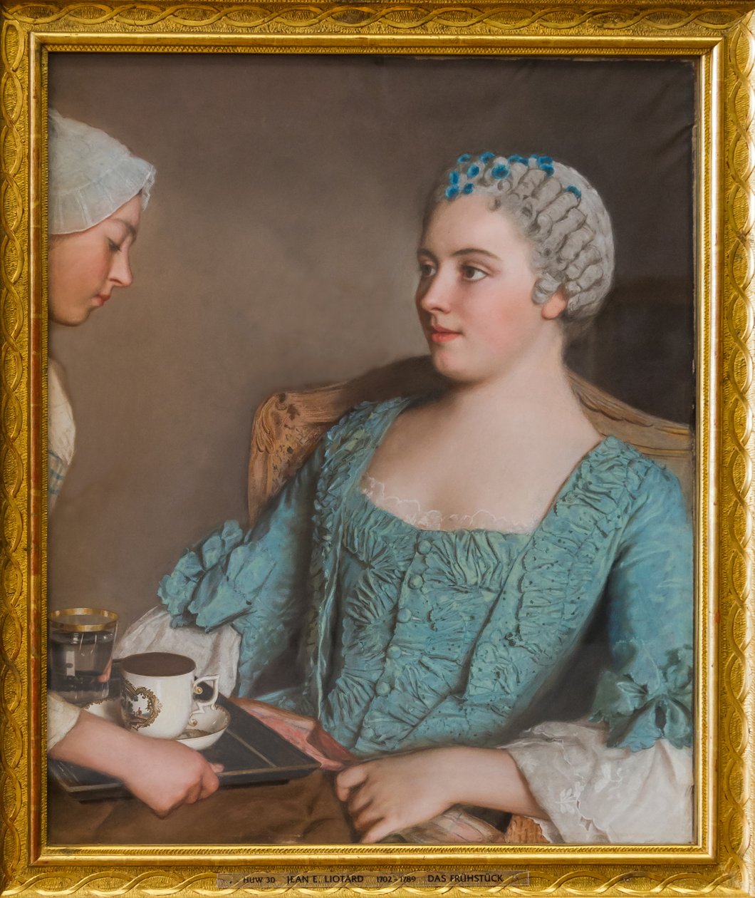 het vroege ontbijt door Jean Étienne Liotard