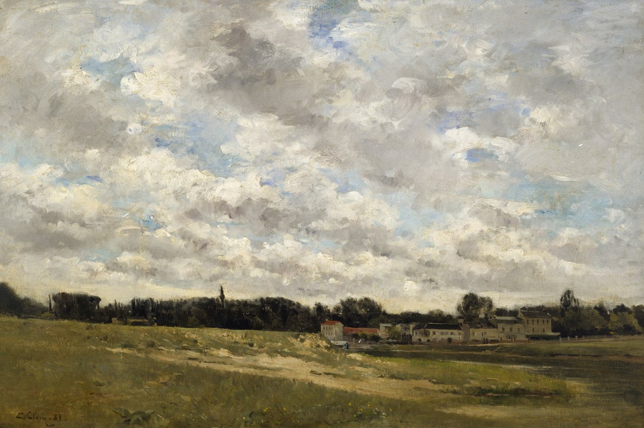 Landschap door Jean Eugene Clary