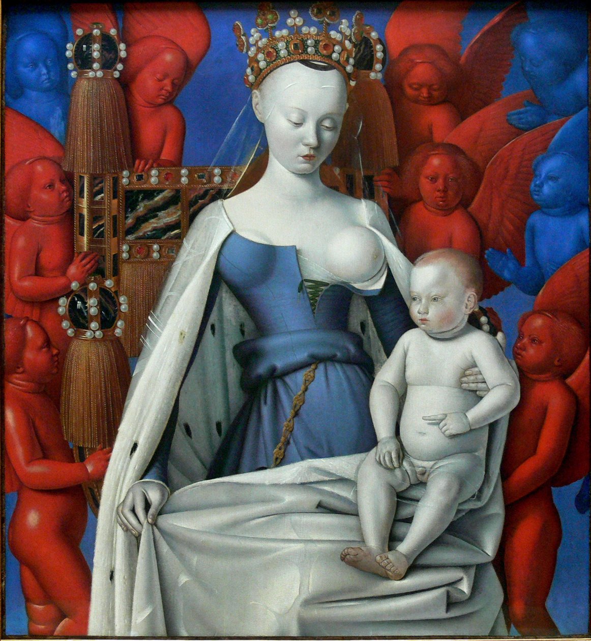 Indianenkampement (Midwest Museum voor Amerikaanse Kunst) door Jean Fouquet