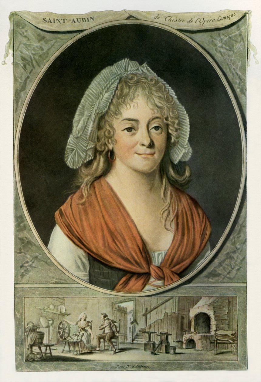 Madame Saint-Aubin door Jean Francois Garneray