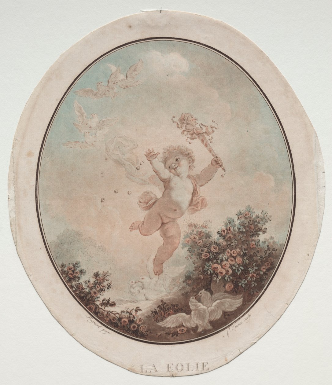 Dwaasheid door Jean Francois Janinet