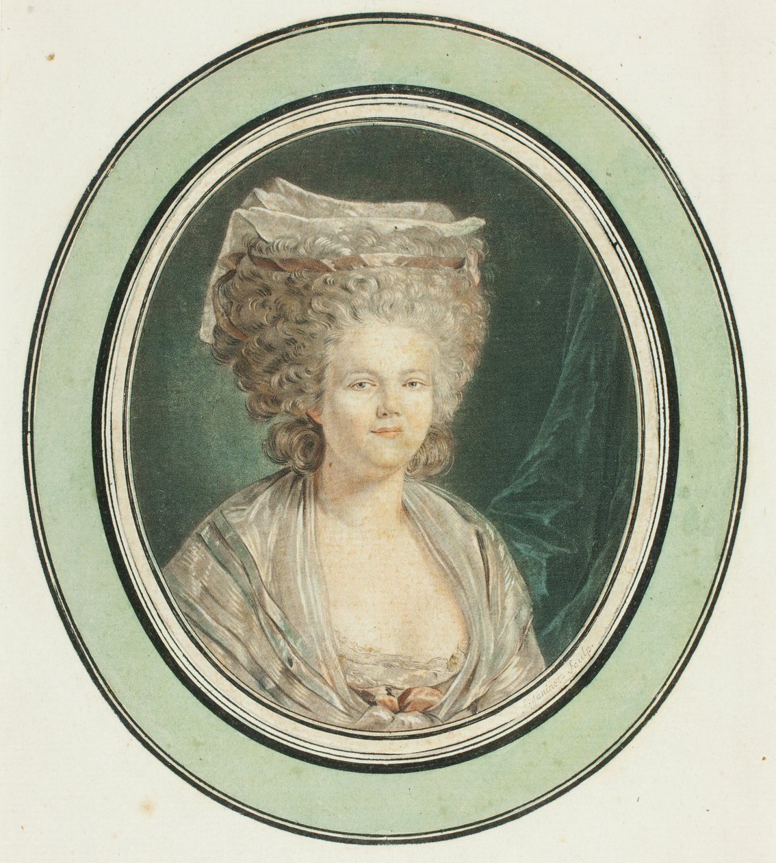 Juffrouw Bertin door Jean Francois Janinet