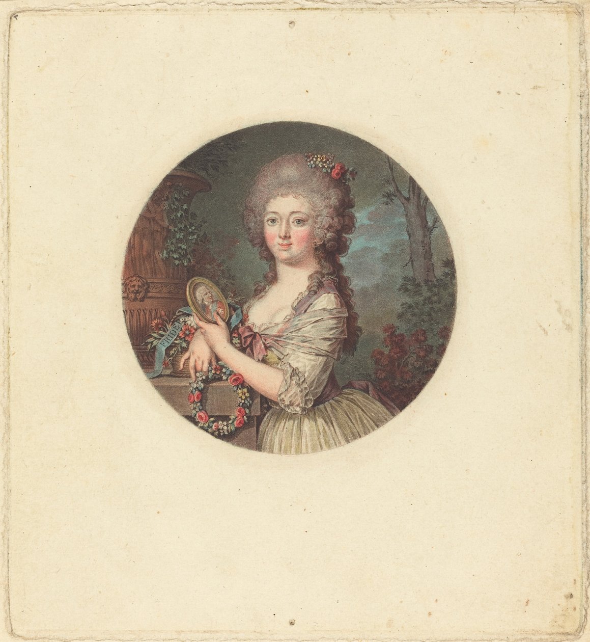 Portret van een jonge prinses door Jean Francois Janinet