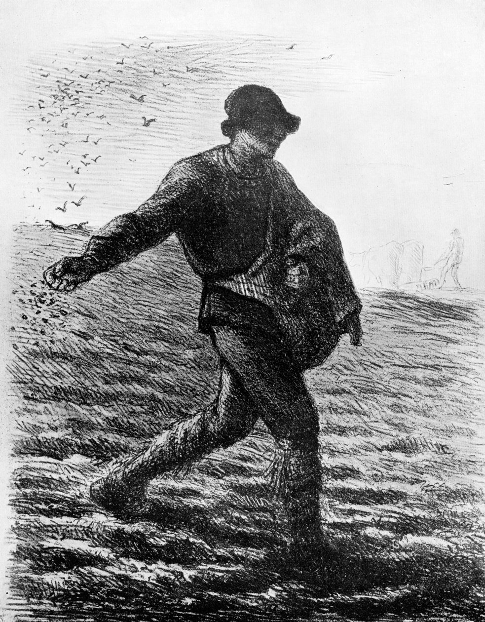 Le Semeur door Jean Francois Millet
