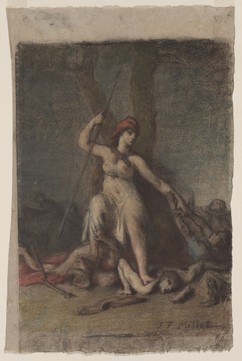 Vrijheid door Jean Francois Millet