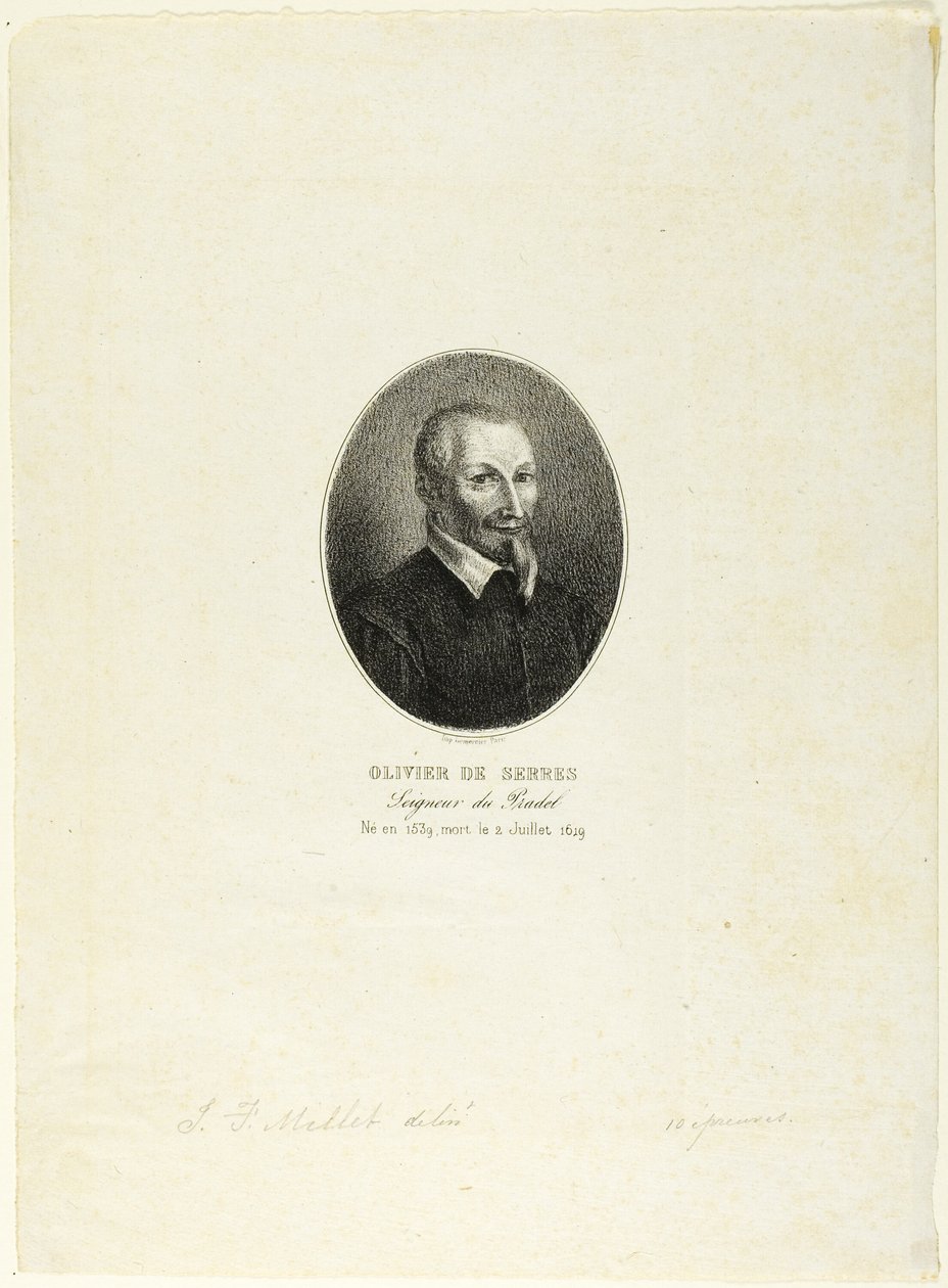 Olivier de Serres door Jean Francois Millet