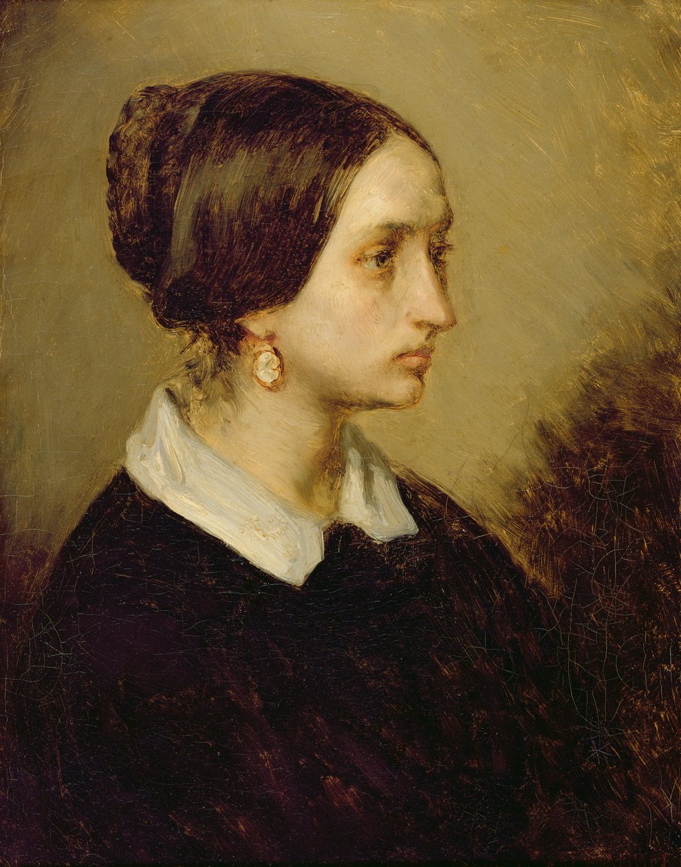 Portret van Madame Ono, 1844 door Jean Francois Millet
