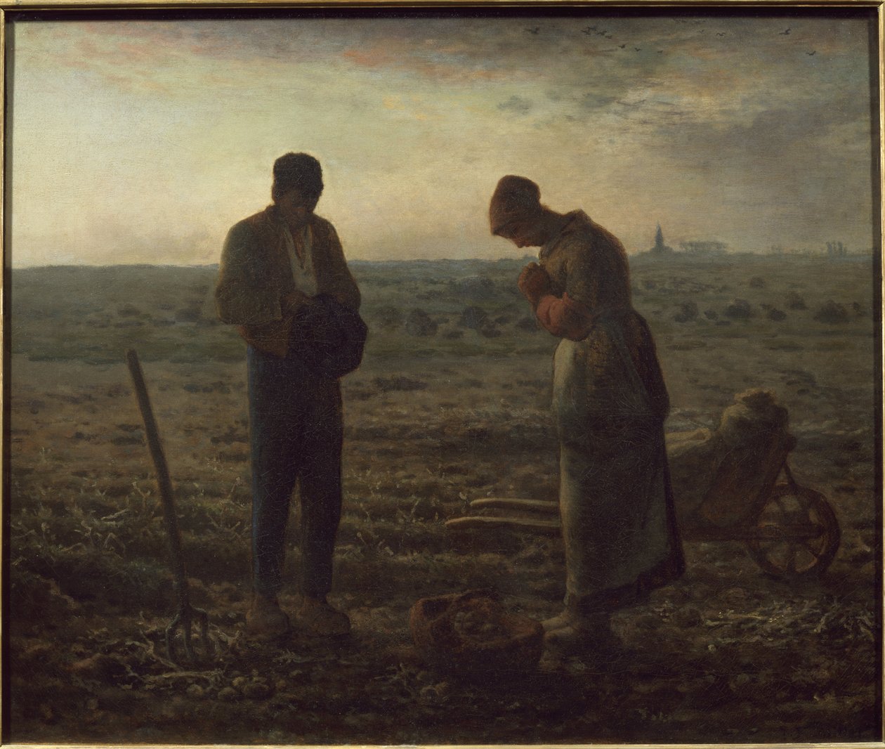 De Angelus door Jean Francois Millet