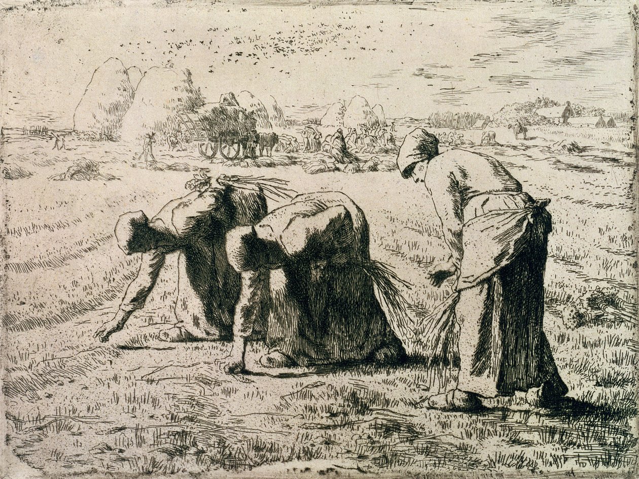 De arenleesters door Jean Francois Millet