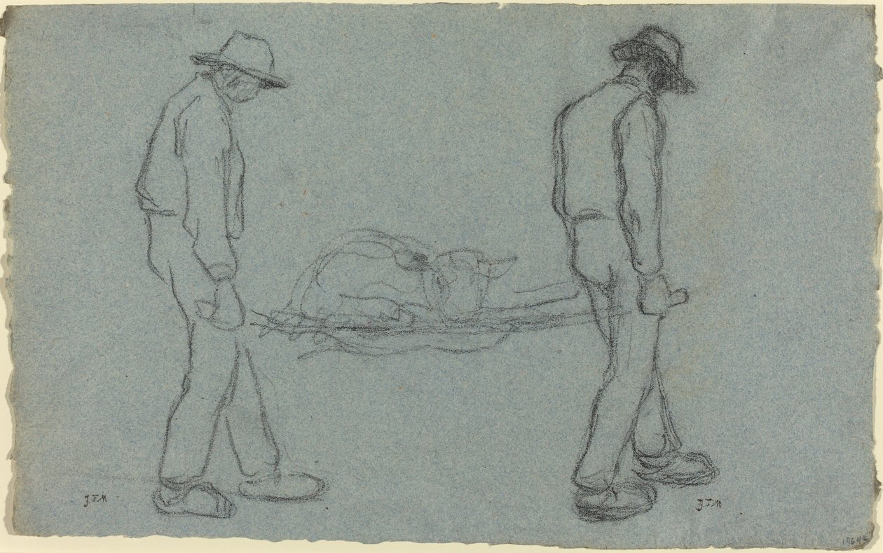 De Pasgeborene door Jean Francois Millet