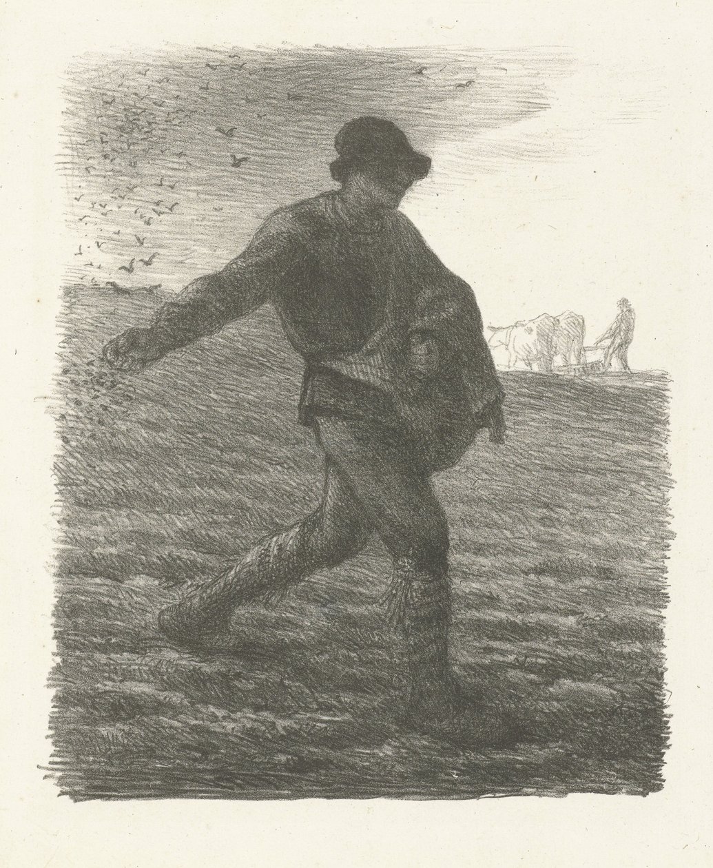 De zaaier, 1851 door Jean Francois Millet