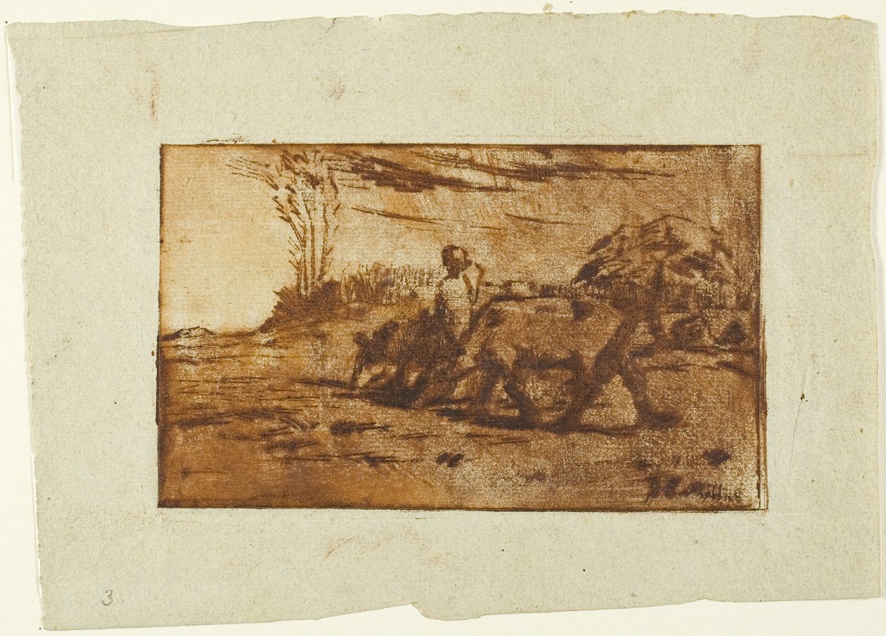 De twee koeien door Jean Francois Millet