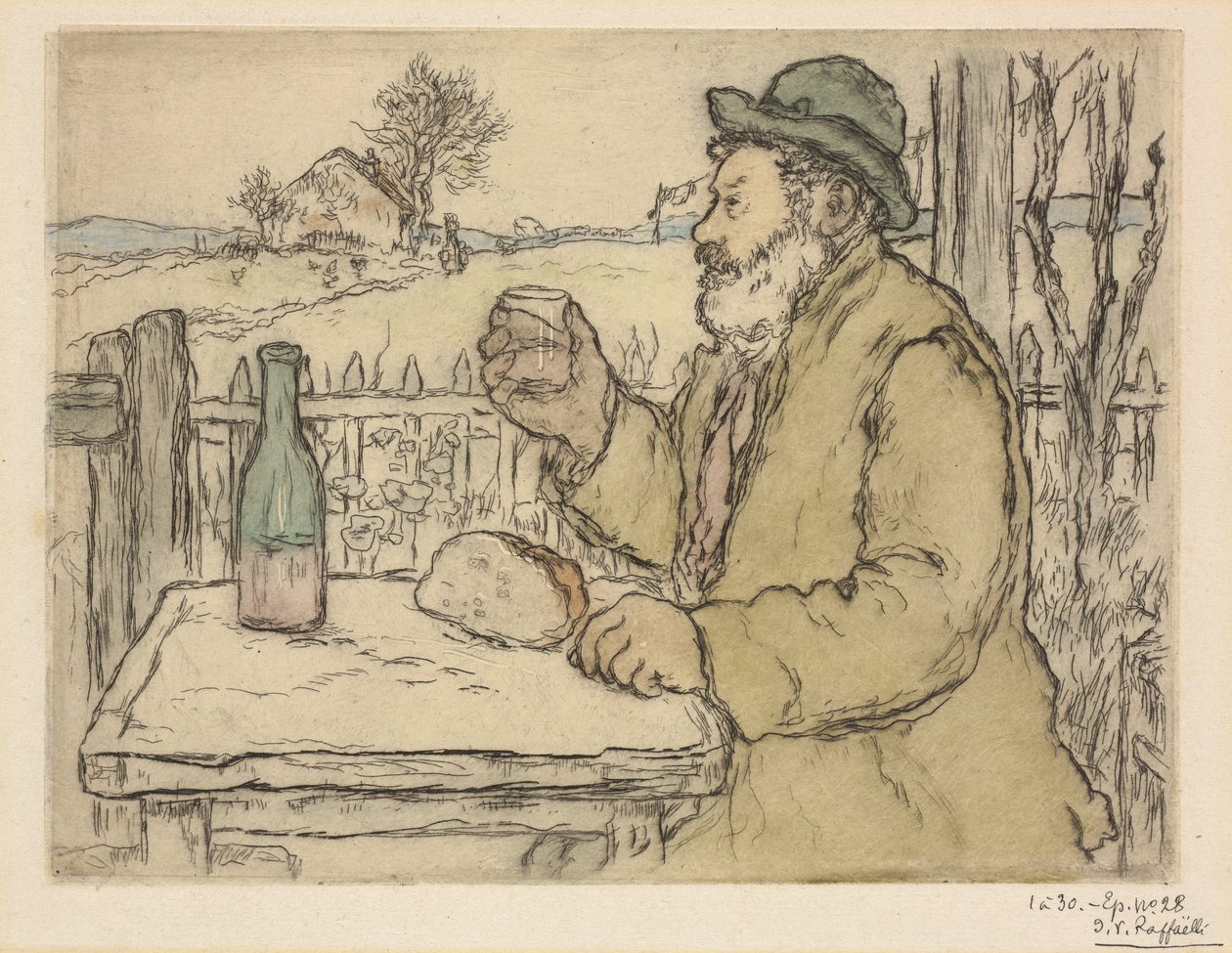 Op Uw Gezondheid, 1894 door Jean Francois Raffaelli