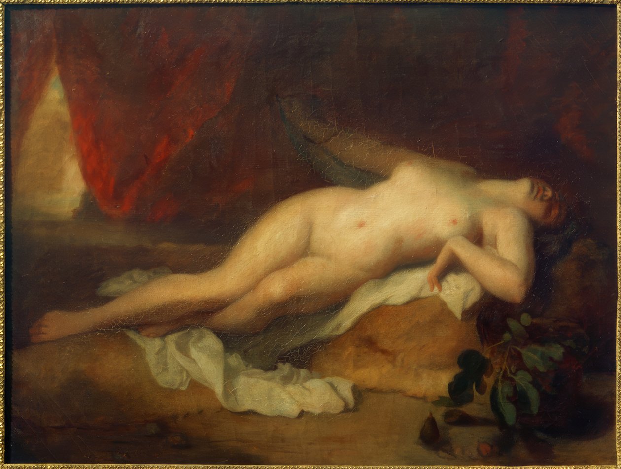 De dood van Cleopatra door Jean Francois Gigoux