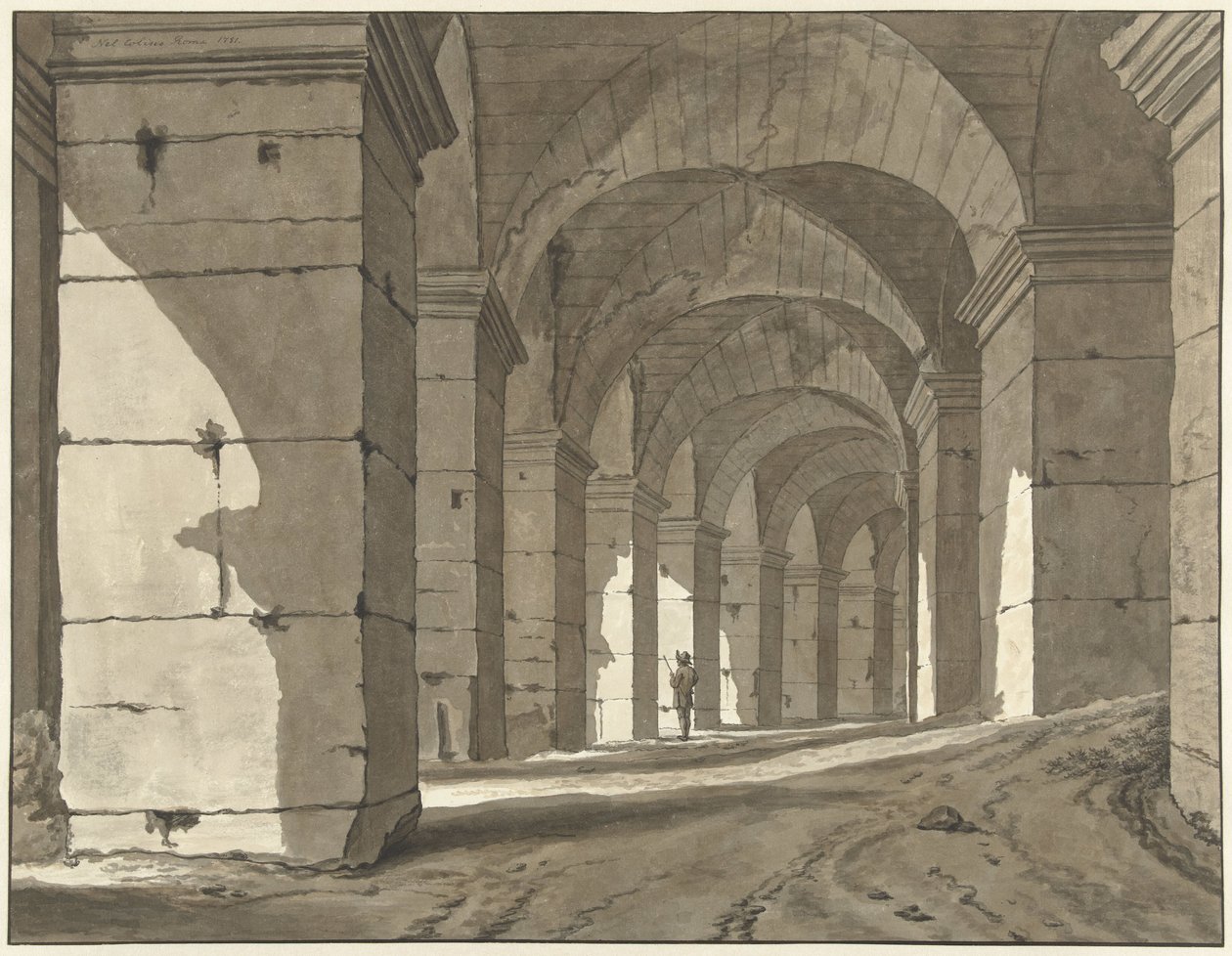 Gezicht in het Colosseum door Jean Grandjean