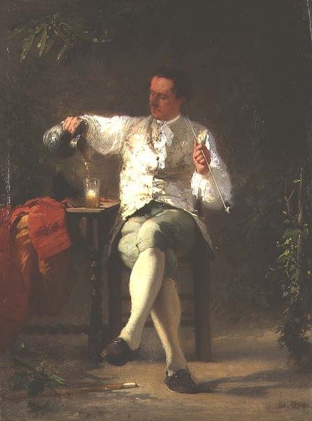 Een rustig drankje door Jean Hegesippe Vetter