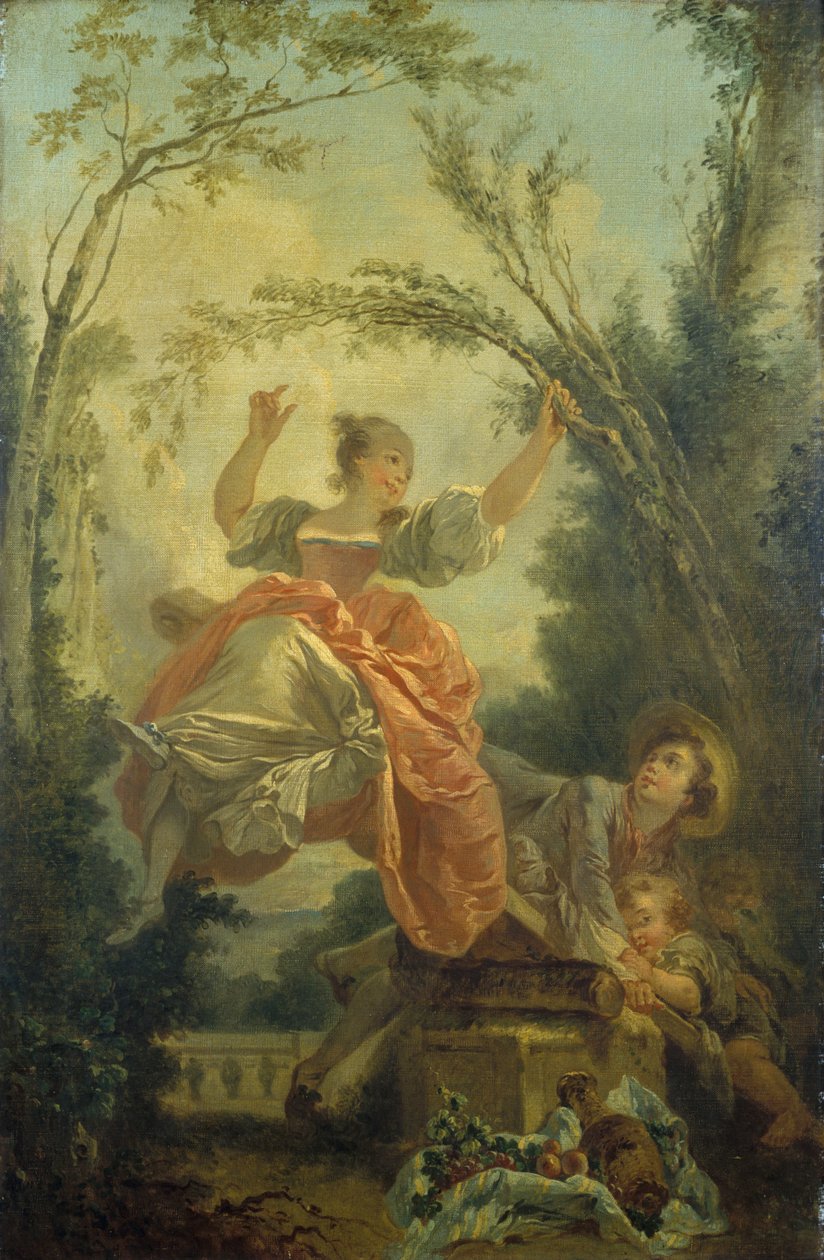 Frans: La bascule door Jean Honore Fragonard
