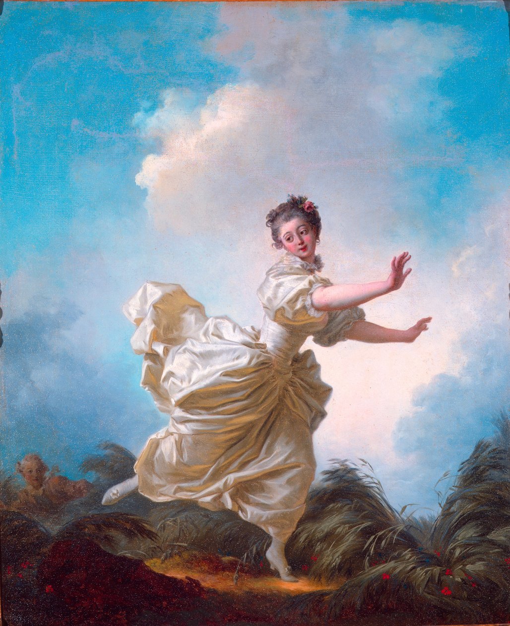 De voorgeprogrammeerde vlucht door Jean Honore Fragonard