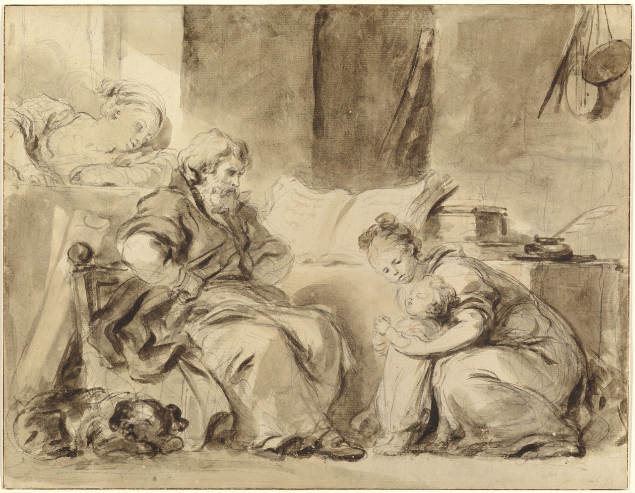 Een Gebed voor Opa door Jean Honore Fragonard