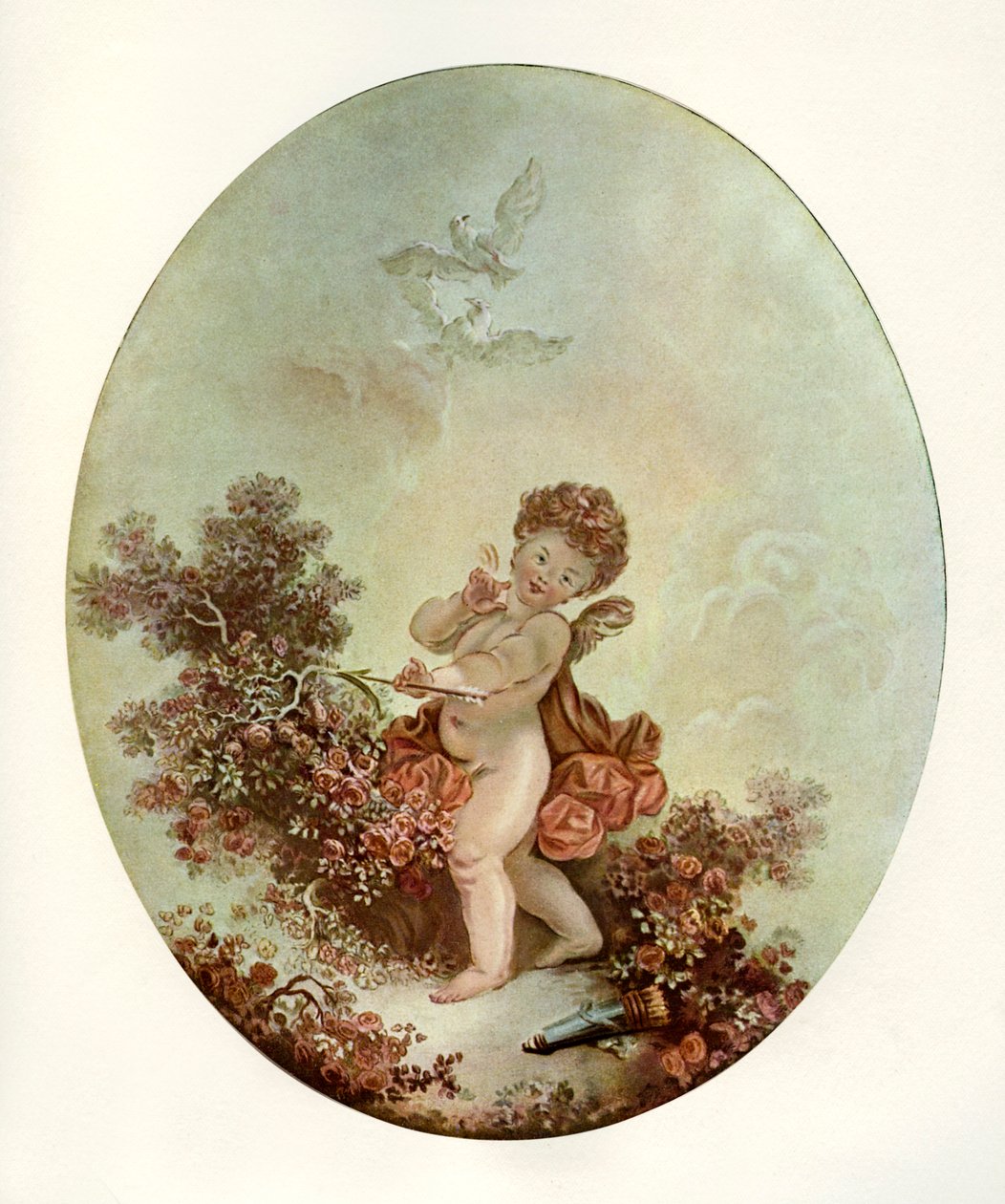 De Liefde door Jean Honore Fragonard