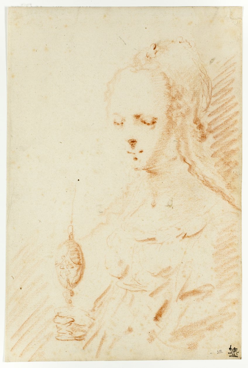 Maria Magdalena door Jean Honore Fragonard