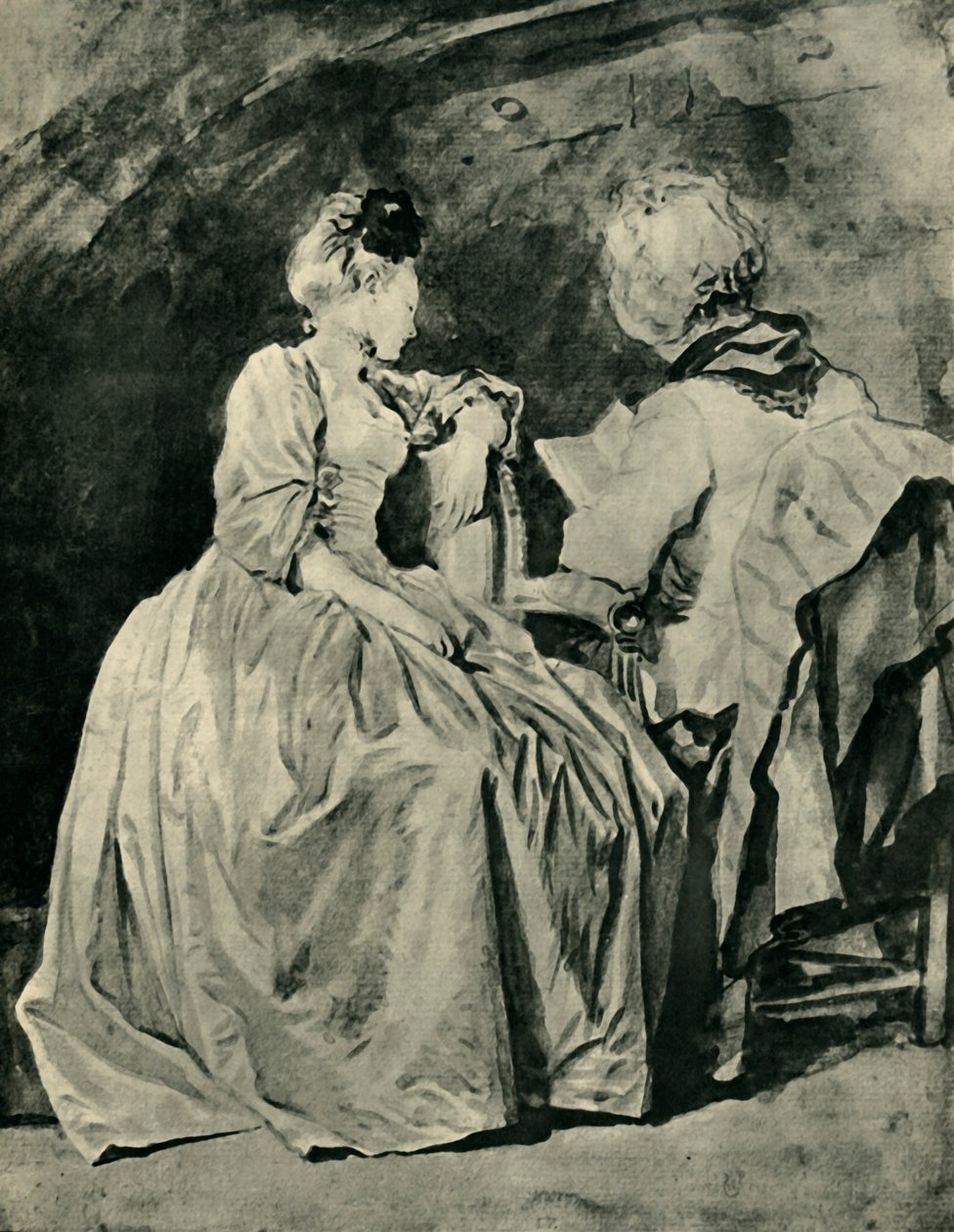 Lezen, ca. 1778, 1943 door Jean Honore Fragonard