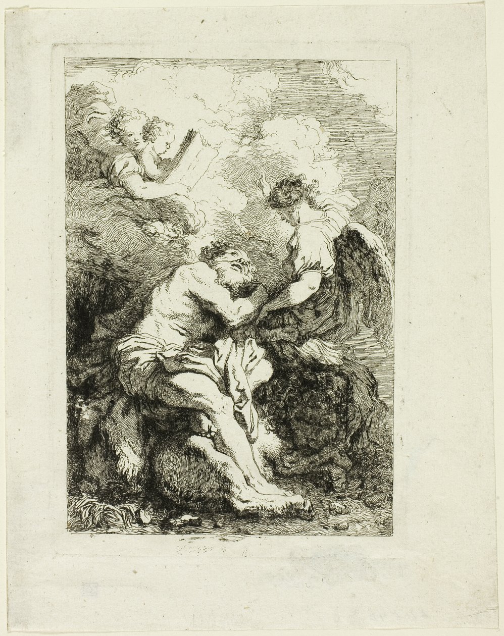 St. Jerome door Jean Honore Fragonard
