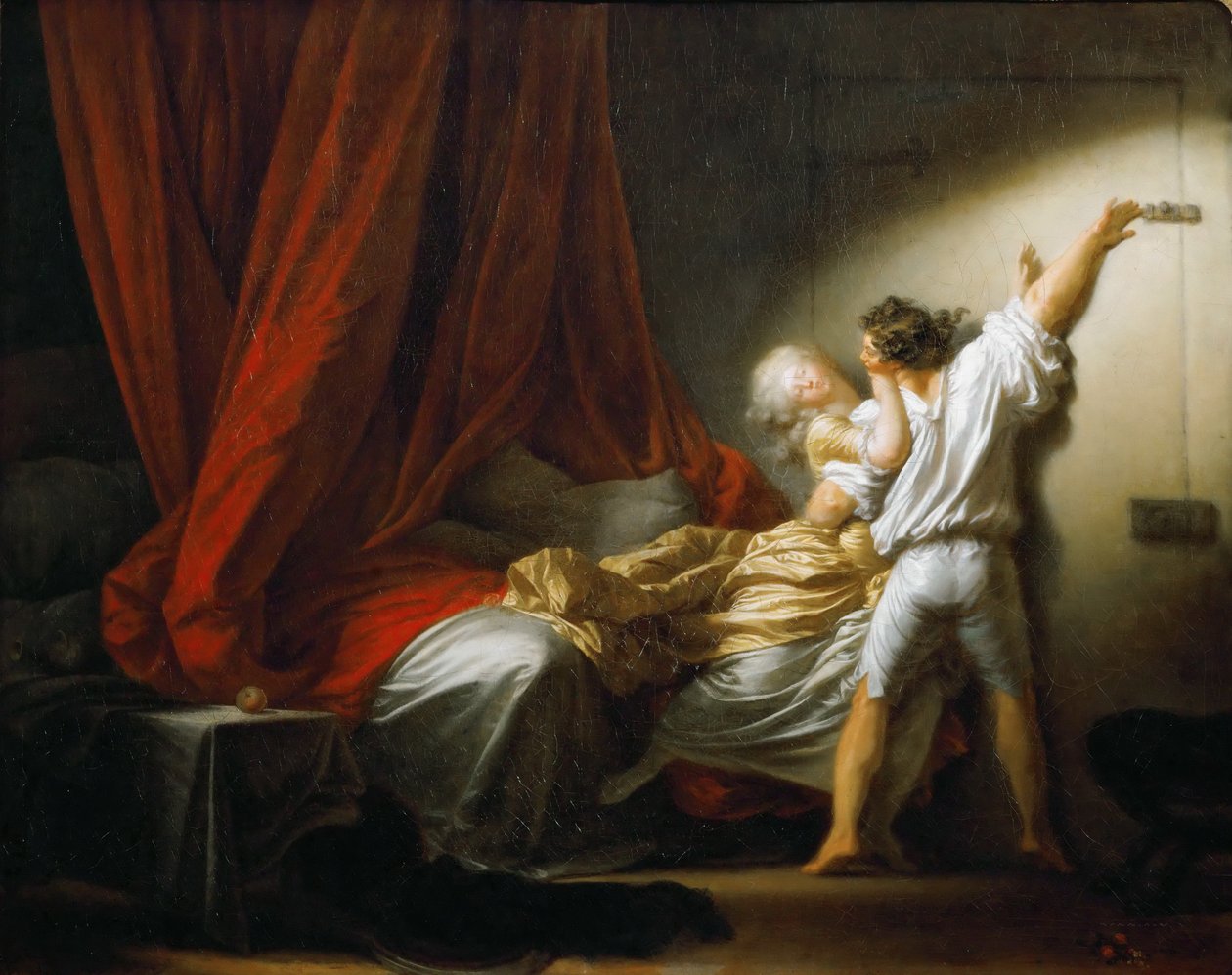 De grendel Le Verrou door Jean Honore Fragonard