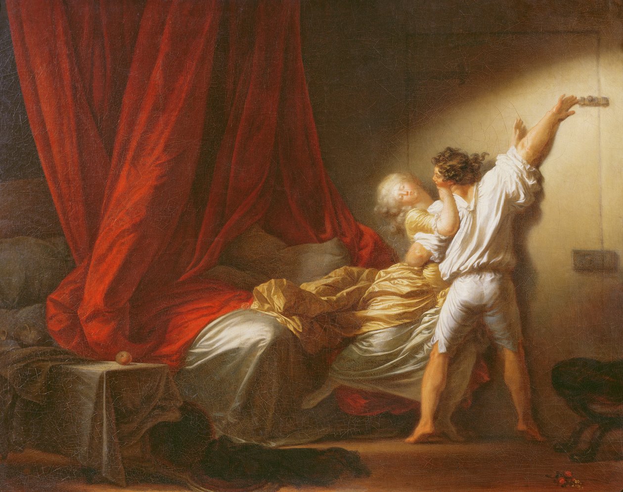 De grendel, c.1778 door Jean Honore Fragonard