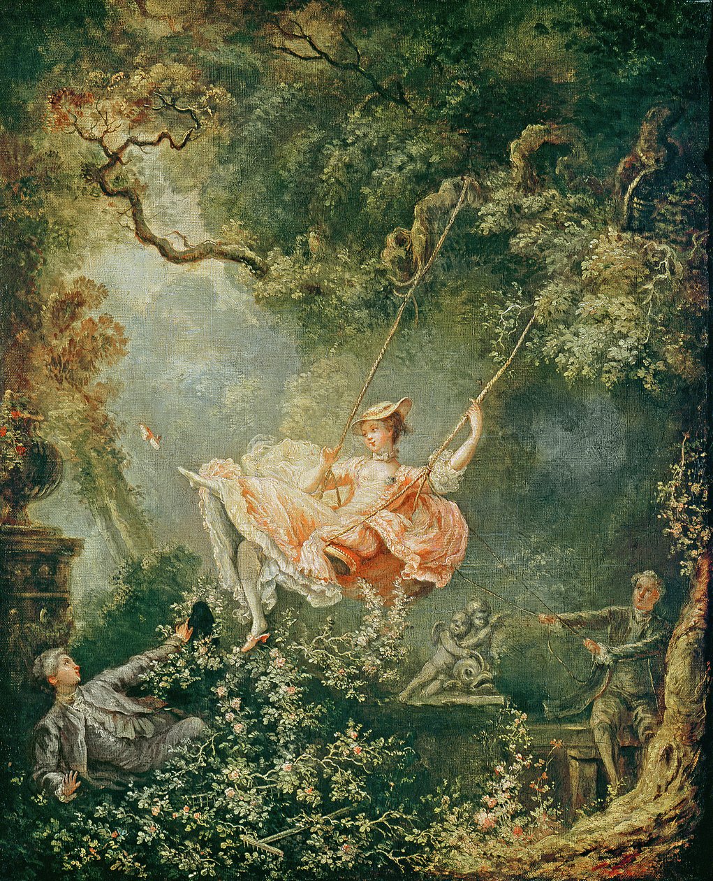 De Schommel door Jean Honore Fragonard