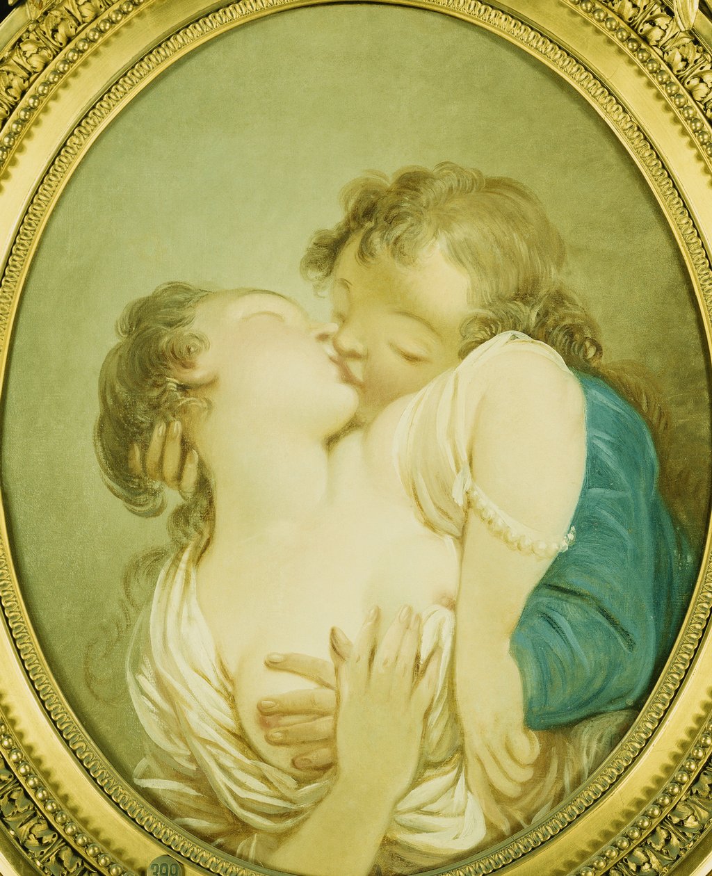 Jonge Geliefden door Jean Honore Fragonard