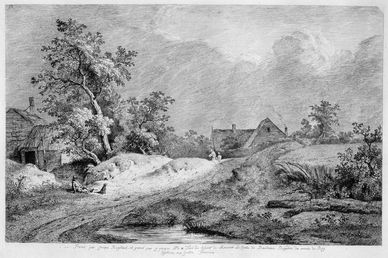 Tarweveld door Jean Jacques Boissieu de