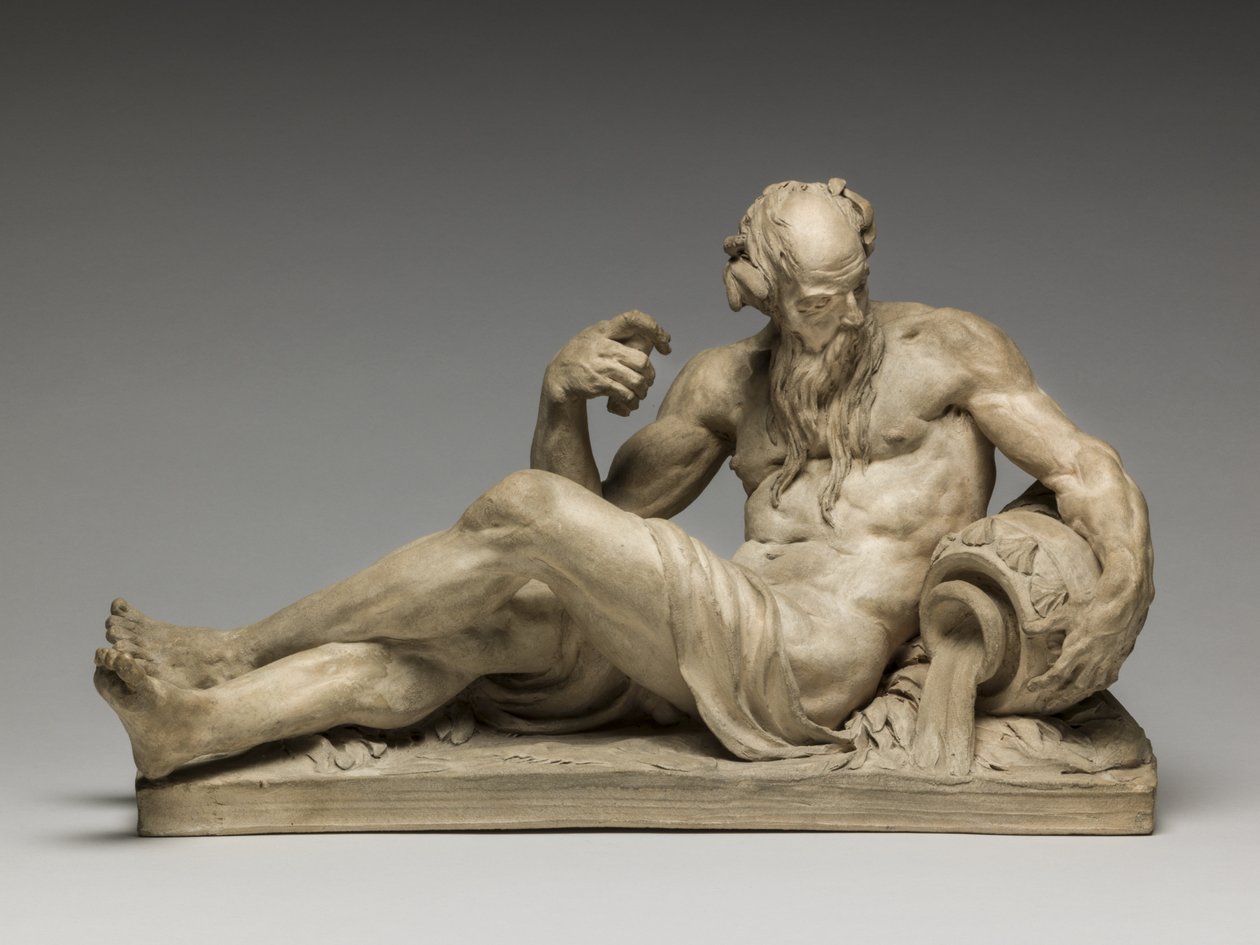 Riviergod, 1755 door Jean Jacques Caffieri