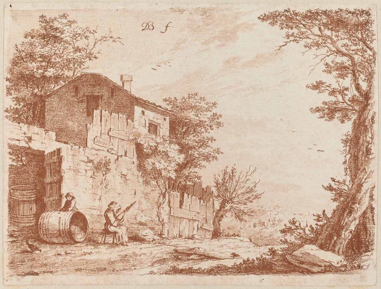 De Spinner door Jean Jacques de Boissieu