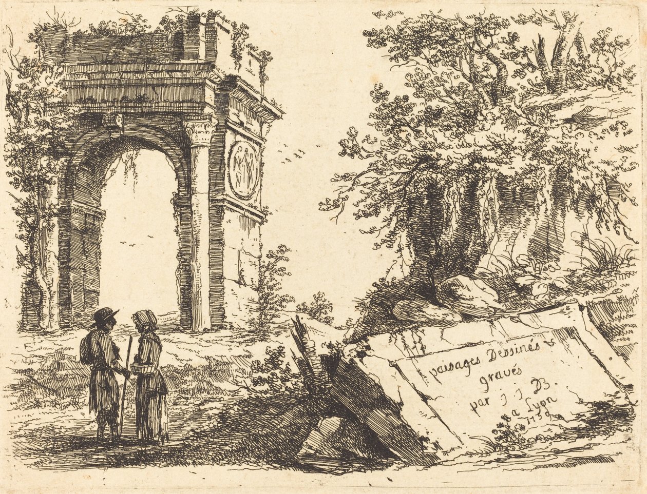 Triomfboog door Jean Jacques de Boissieu