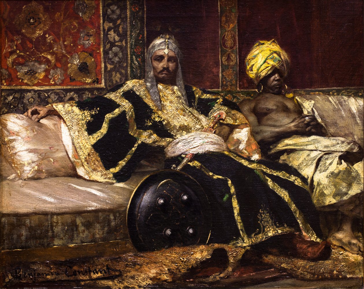Janitsaris en Eunuch door Jean Joseph Benjamin Constant
