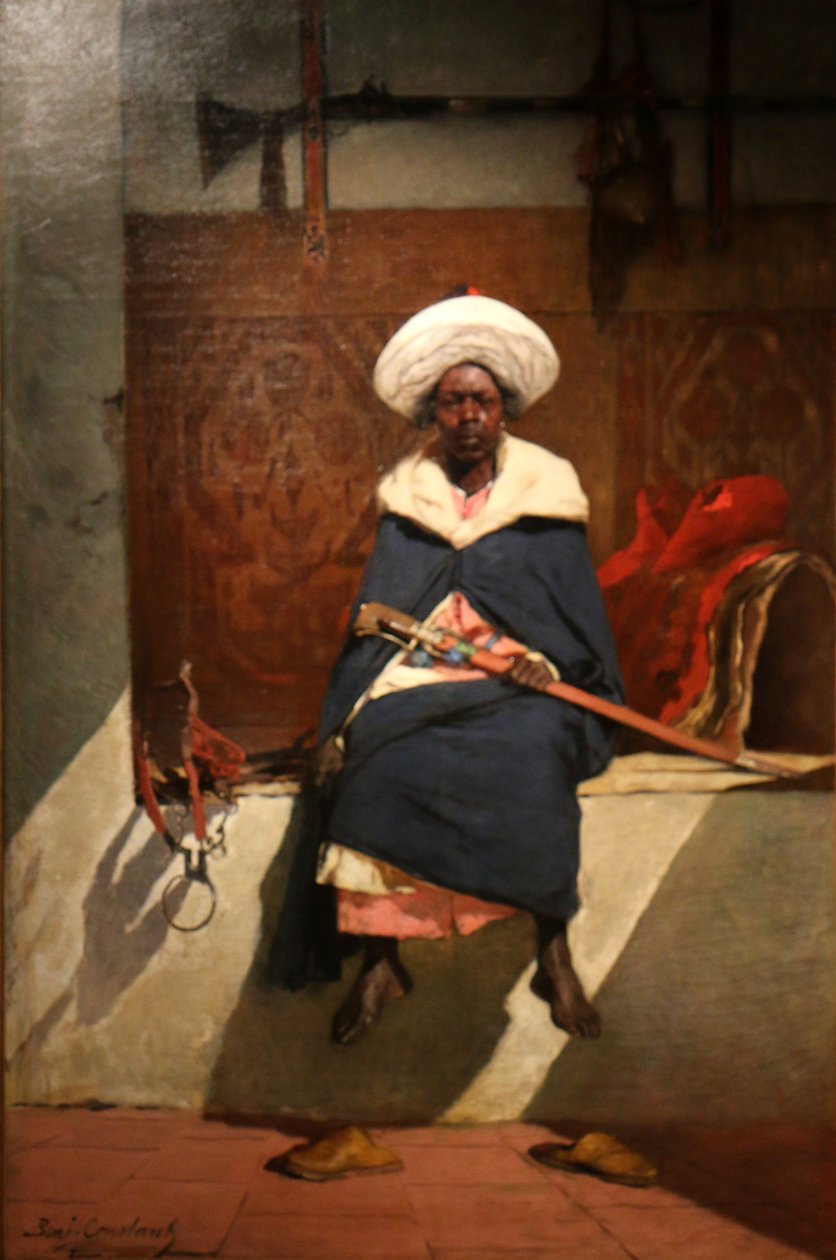 De Marokkaanse kingpin Tahamy. door Jean Joseph Benjamin Constant