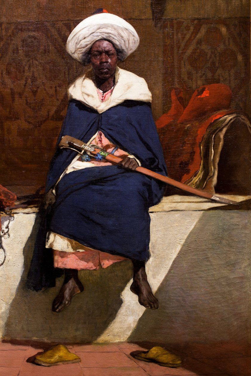 De Marokkaanse kalief Tahamy door Jean Joseph Benjamin Constant