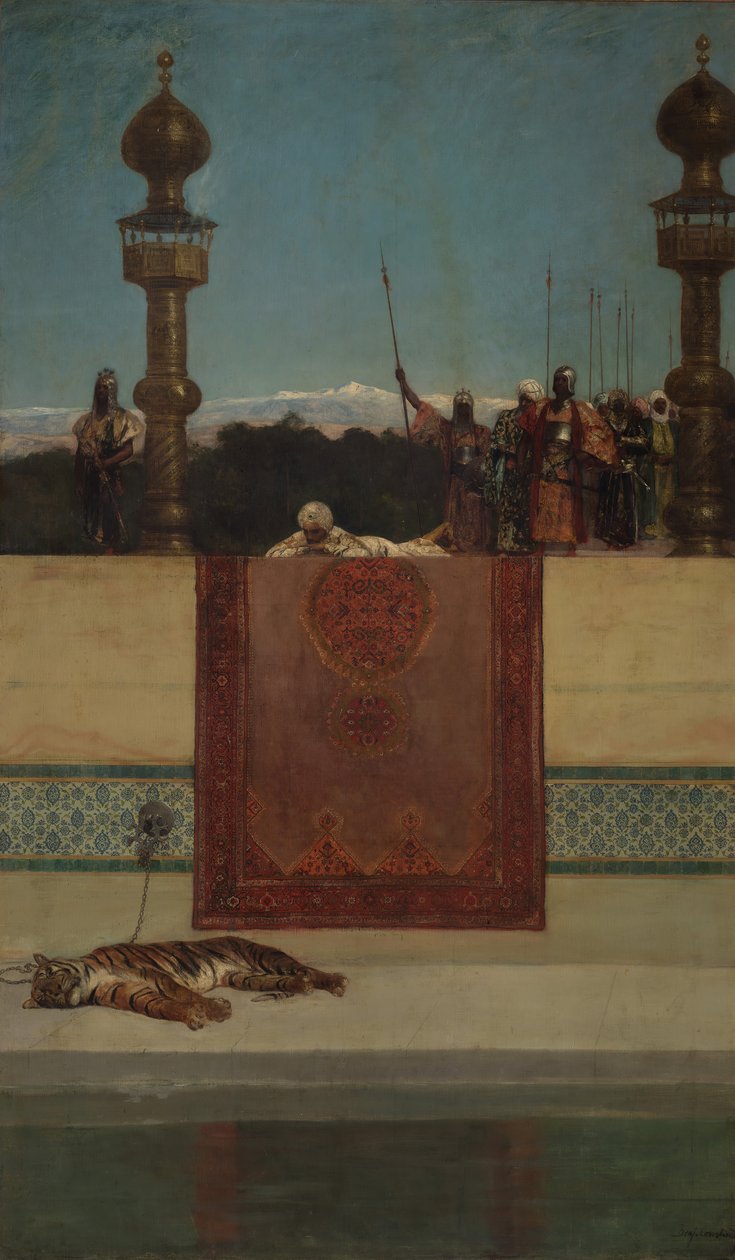 De Tijger van de Sultan door Jean Joseph Benjamin Constant