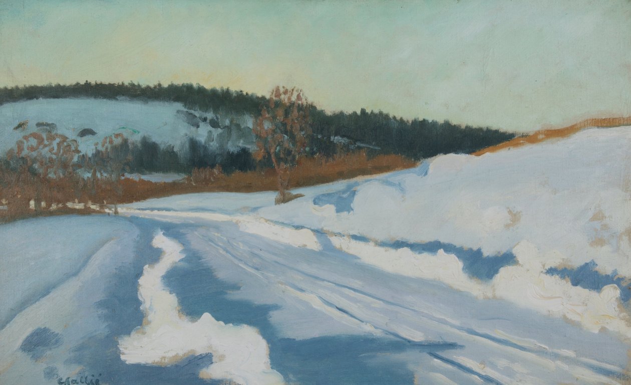 Sneeuw in zonneschijn door Jean Laurent Challié