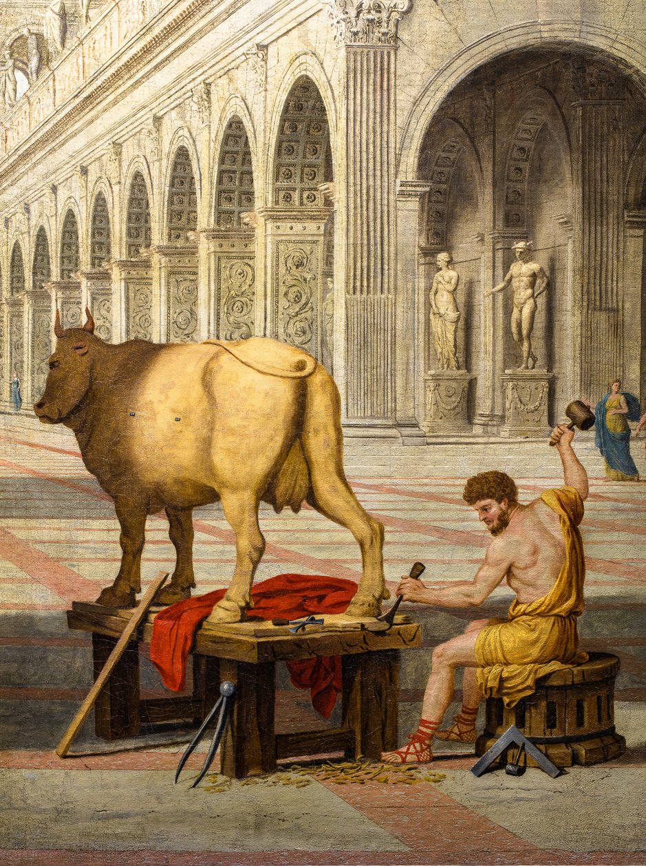 Daedalus en Pasiphaé door Jean Lemaire